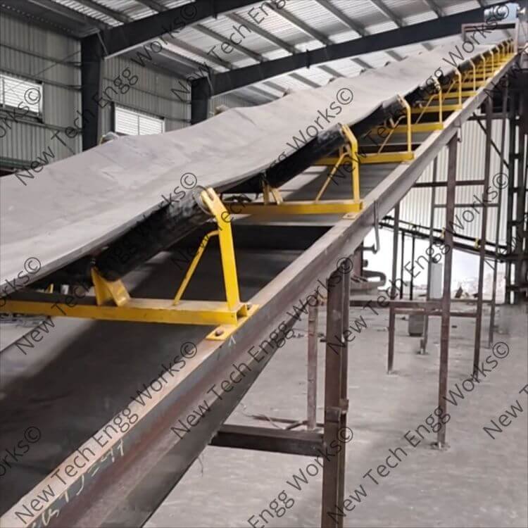 Industrial Belt Conveyor for Material Handling
