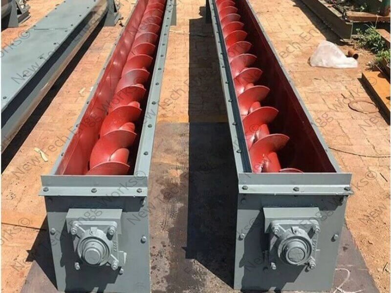 Industrial Screw Conveyor for Fertilizer Material Transfer