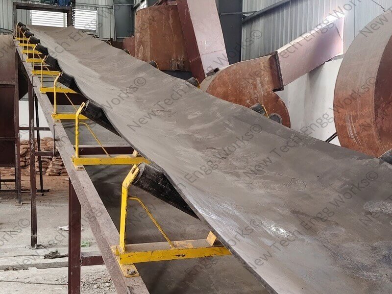 Industrial Belt Conveyor for Material Handling