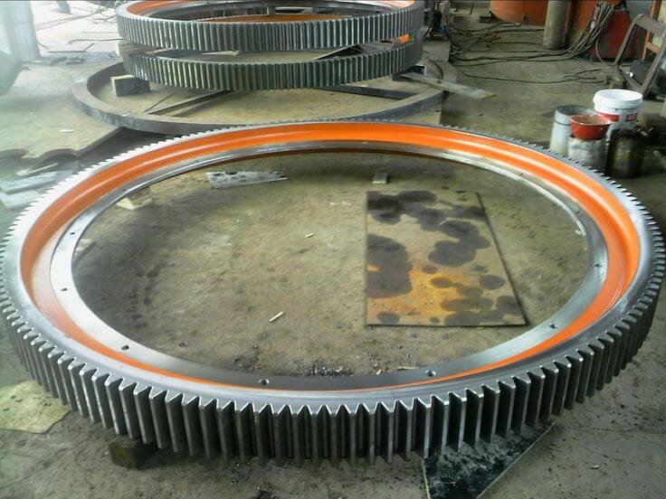 Industrial Girth Gear and Pinion for Rotary Machines