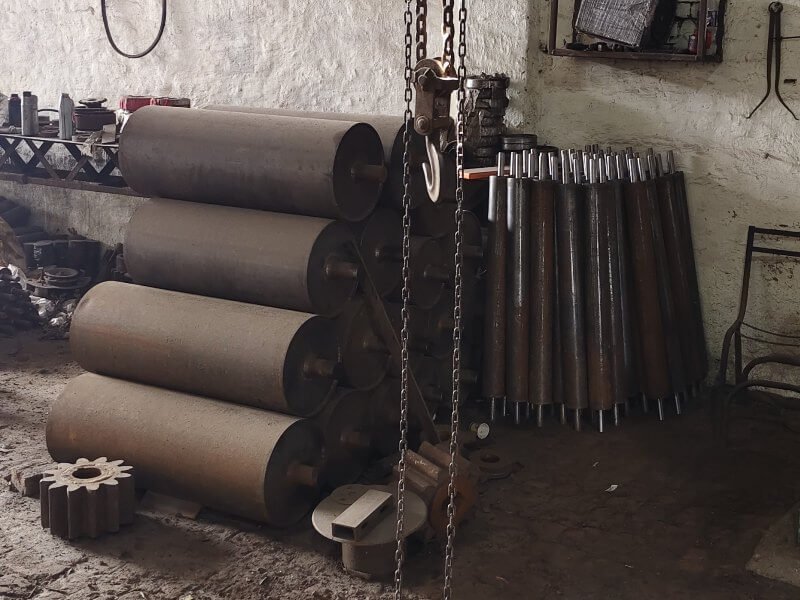 Industrial Belt Conveyor Rollers and Drum Pulley